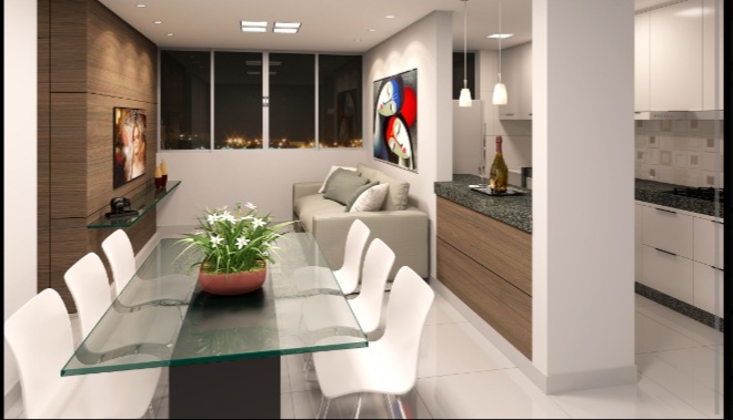 Apartamento à venda com 2 quartos, 61m² - Foto 2