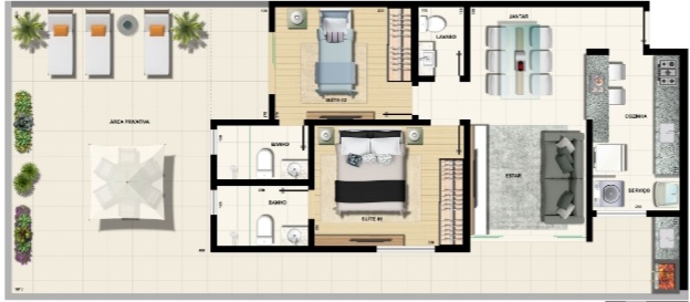Apartamento à venda com 2 quartos, 61m² - Foto 12