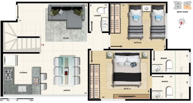 Apartamento à venda com 2 quartos, 61m² - Foto 17