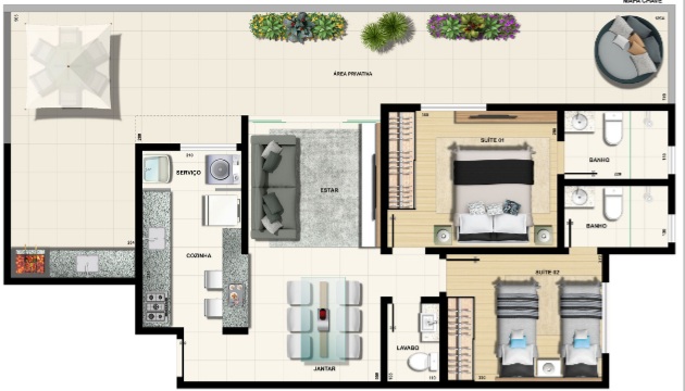 Apartamento à venda com 2 quartos, 61m² - Foto 18