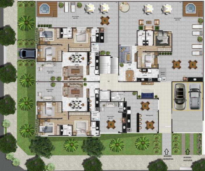 Cobertura à venda com 3 quartos, 102m² - Foto 2