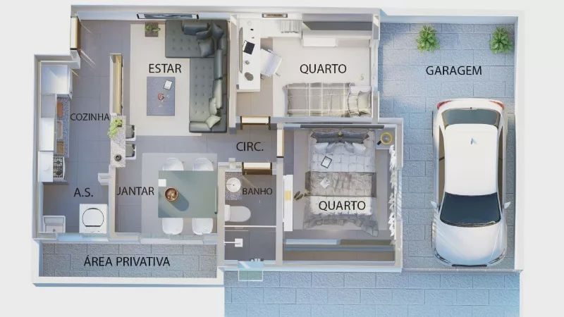Cobertura, 2 quartos, 90 m² - Foto 9