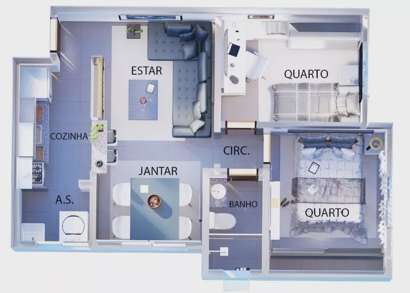 Cobertura, 2 quartos, 90 m² - Foto 13