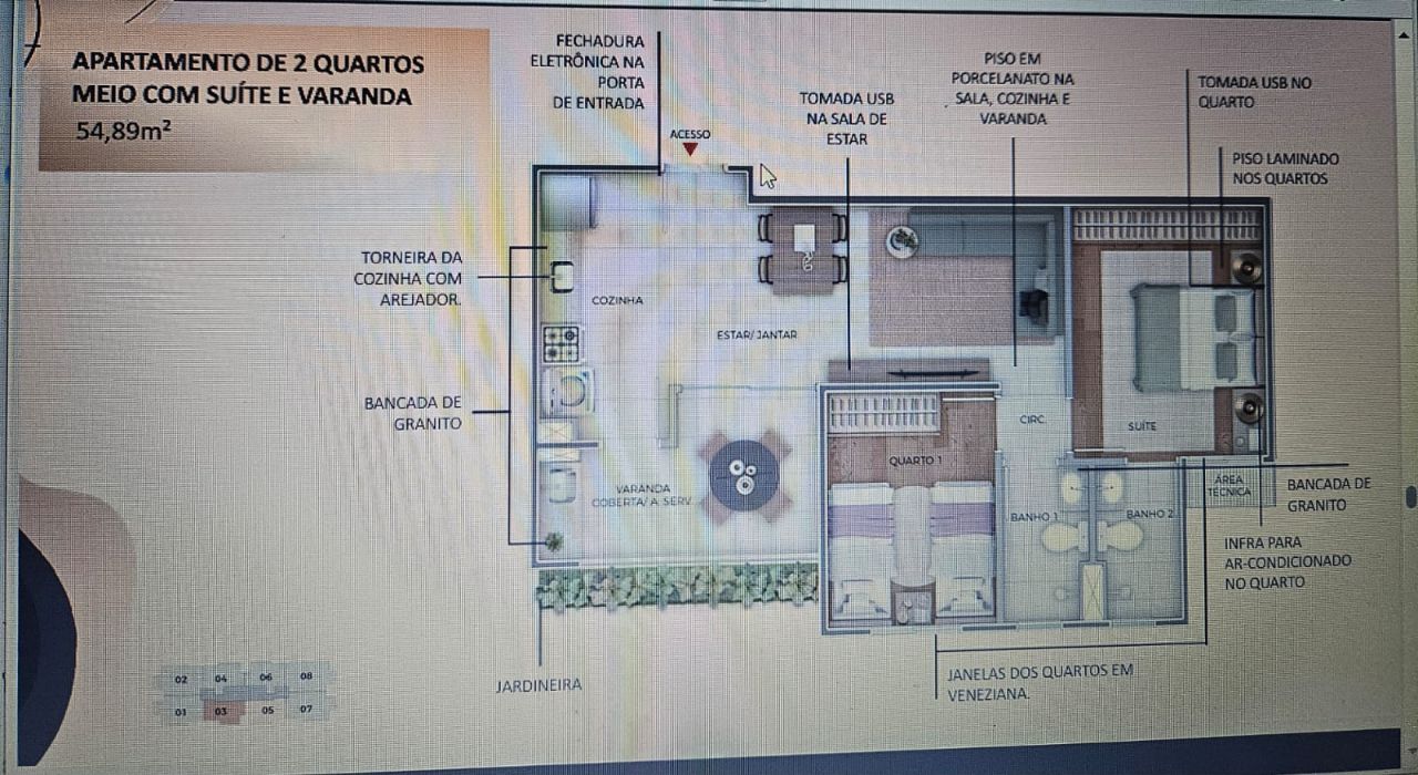 Apartamento, 2 quartos, 54 m² - Foto 13