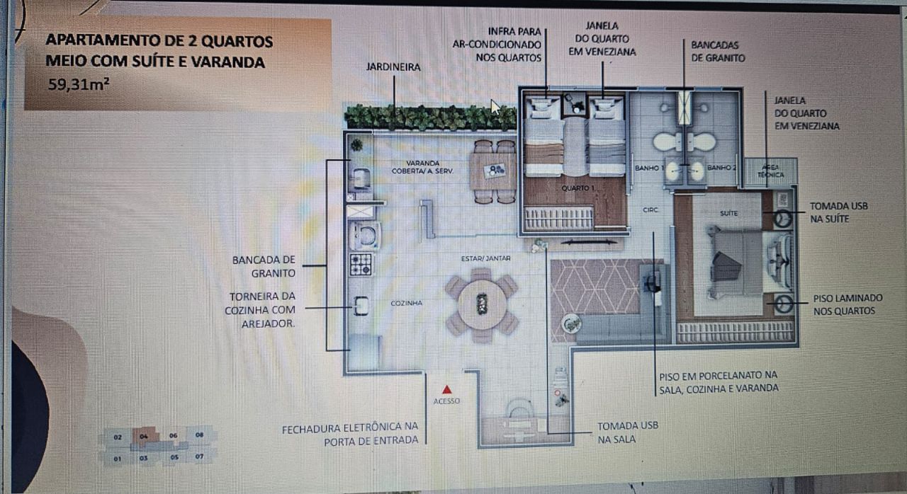Apartamento, 2 quartos, 54 m² - Foto 14
