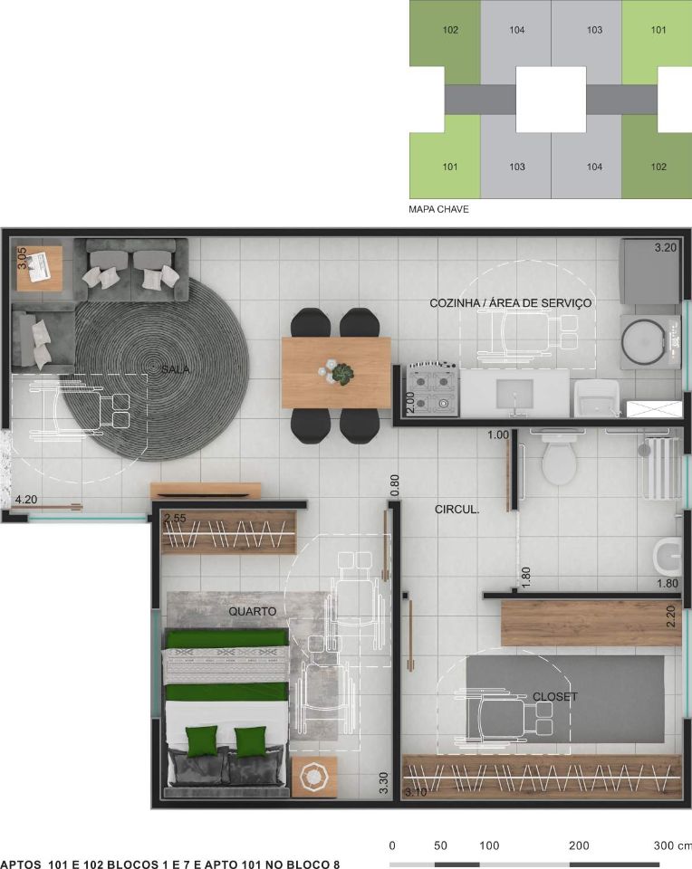 Apartamento à venda com 2 quartos, 43m² - Foto 11