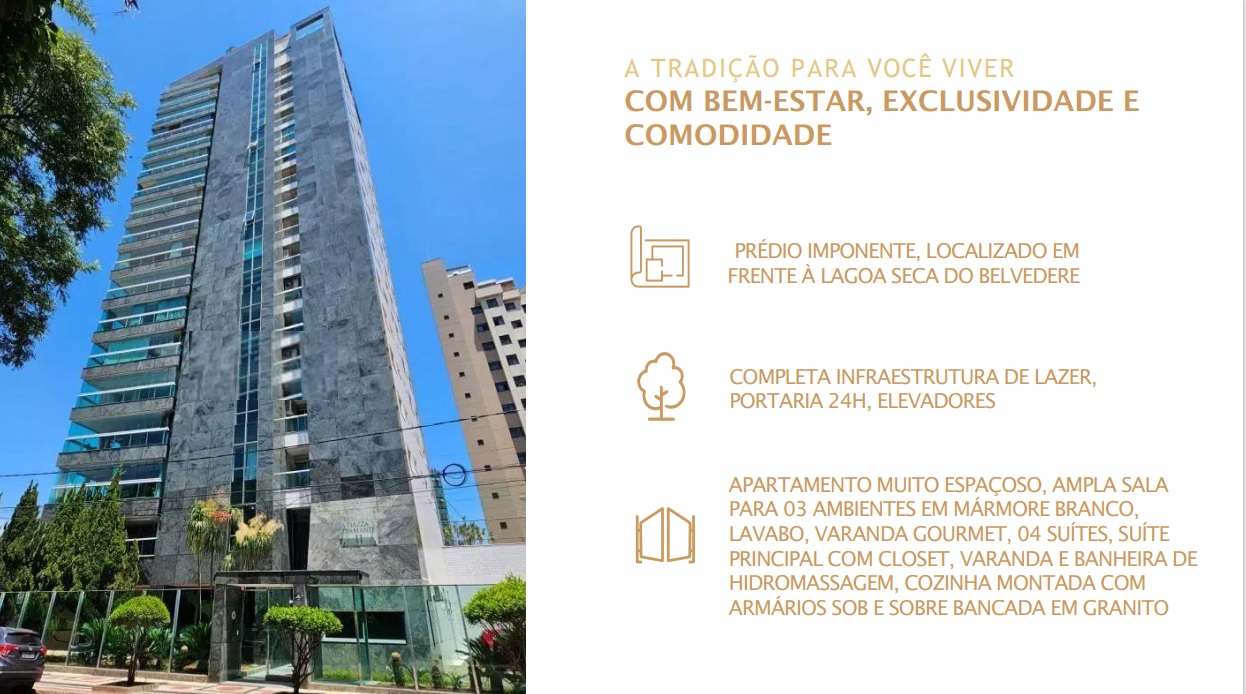 Apartamento à venda com 4 quartos, 243m² - Foto 1