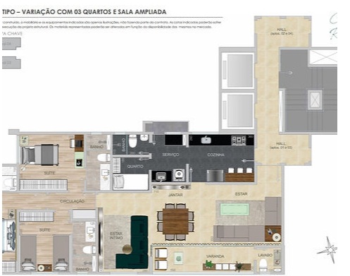 Apartamento à venda com 4 quartos, 131m² - Foto 6