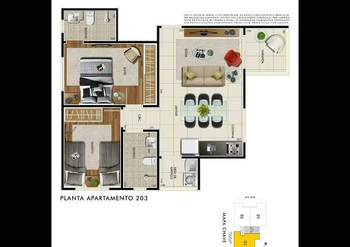 Apartamento à venda com 2 quartos, 50m² - Foto 10