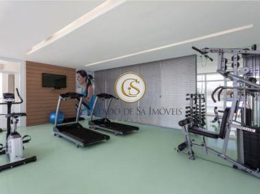 Academia com equipamentos e TV - 38513