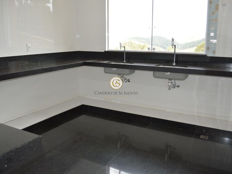 Cozinha com bancada e piso em granito - 3339